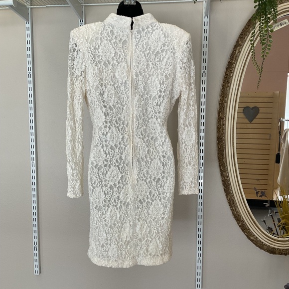 Vintage Lew Magram 90’s Lace Dress Women’s Size 14 - Picture 3 of 8